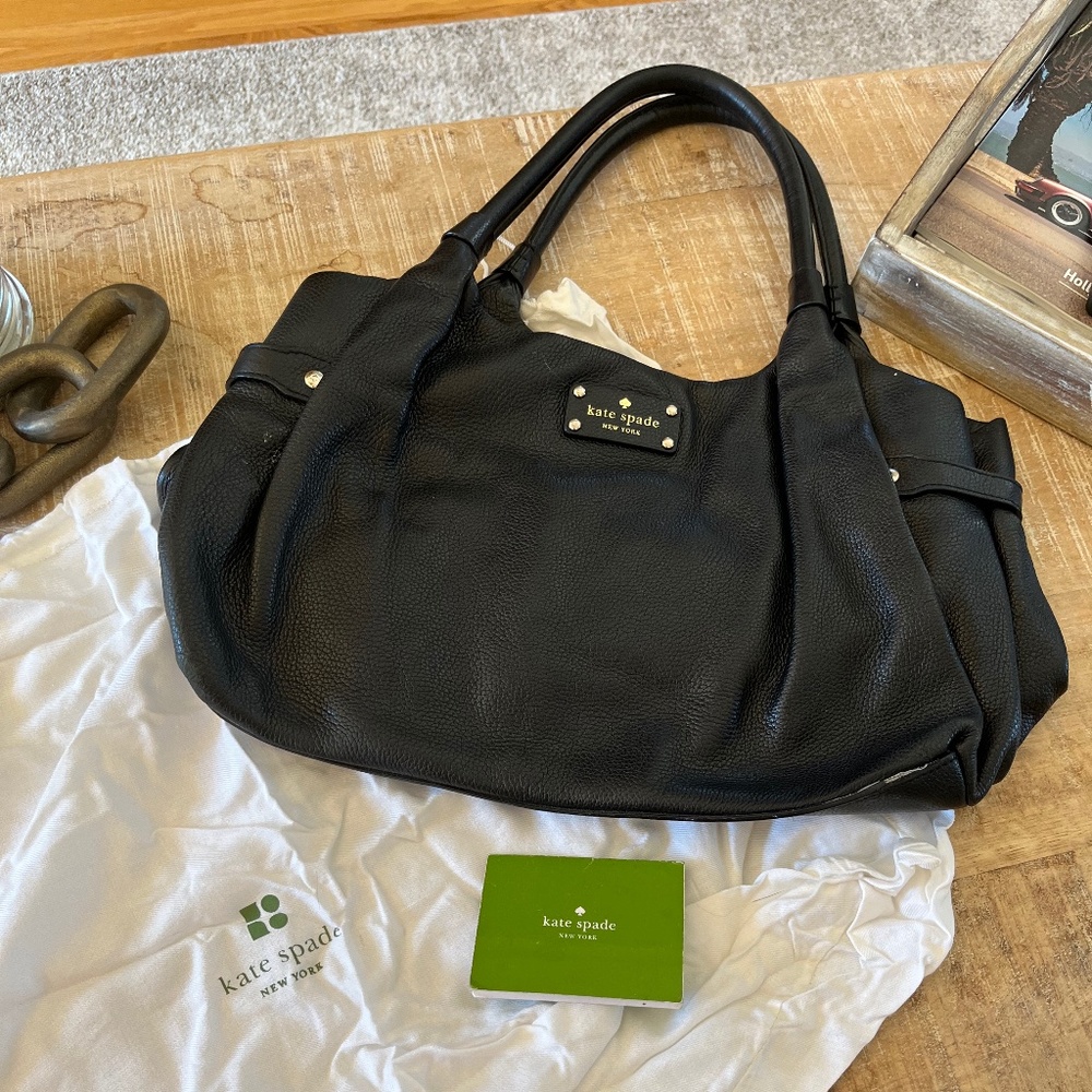 Kate Spade Black Leather Handbag